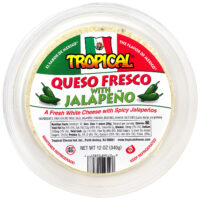 Product package for: Queso Fresco Mexicano con Jalapeño