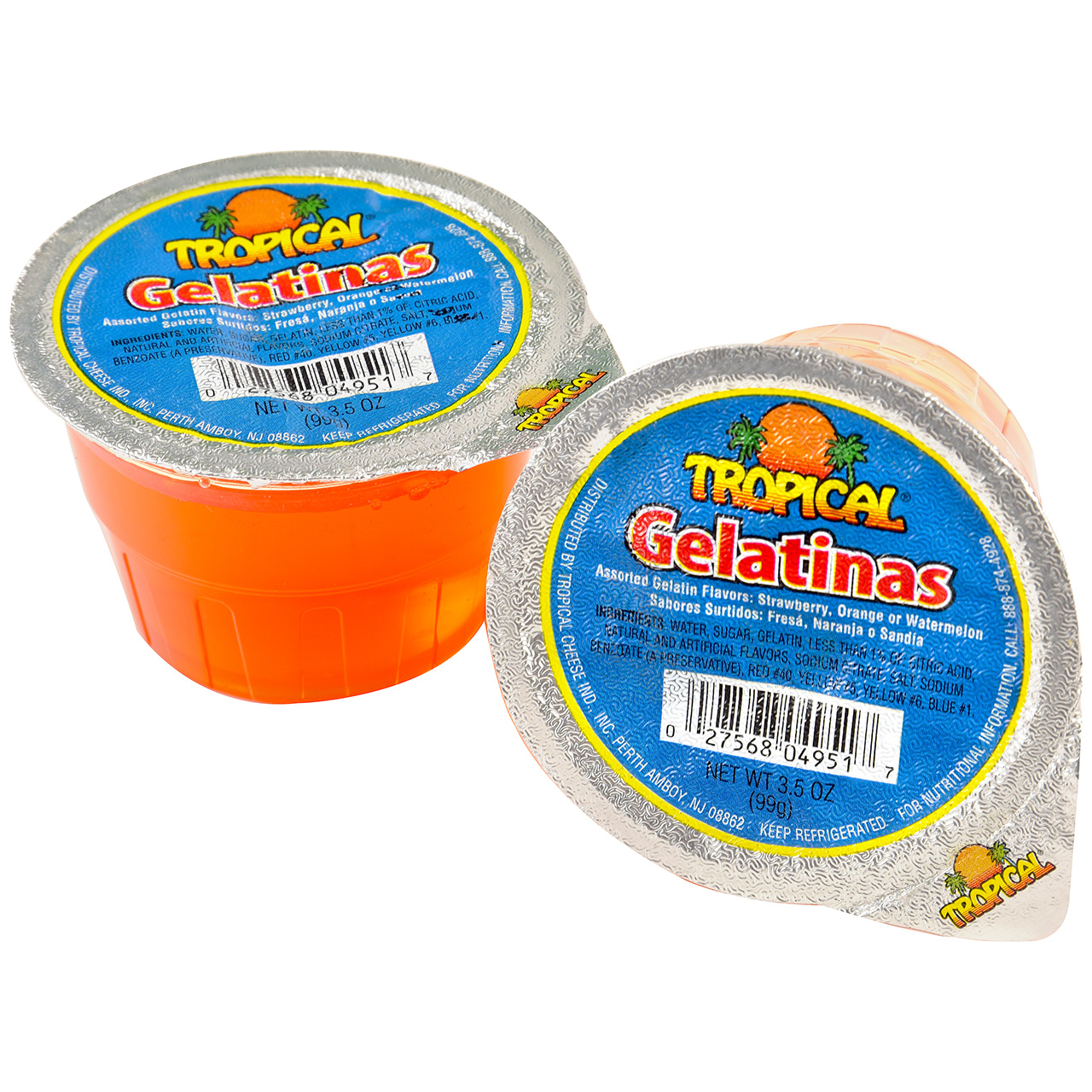 Gelatina Tropical Cheese 