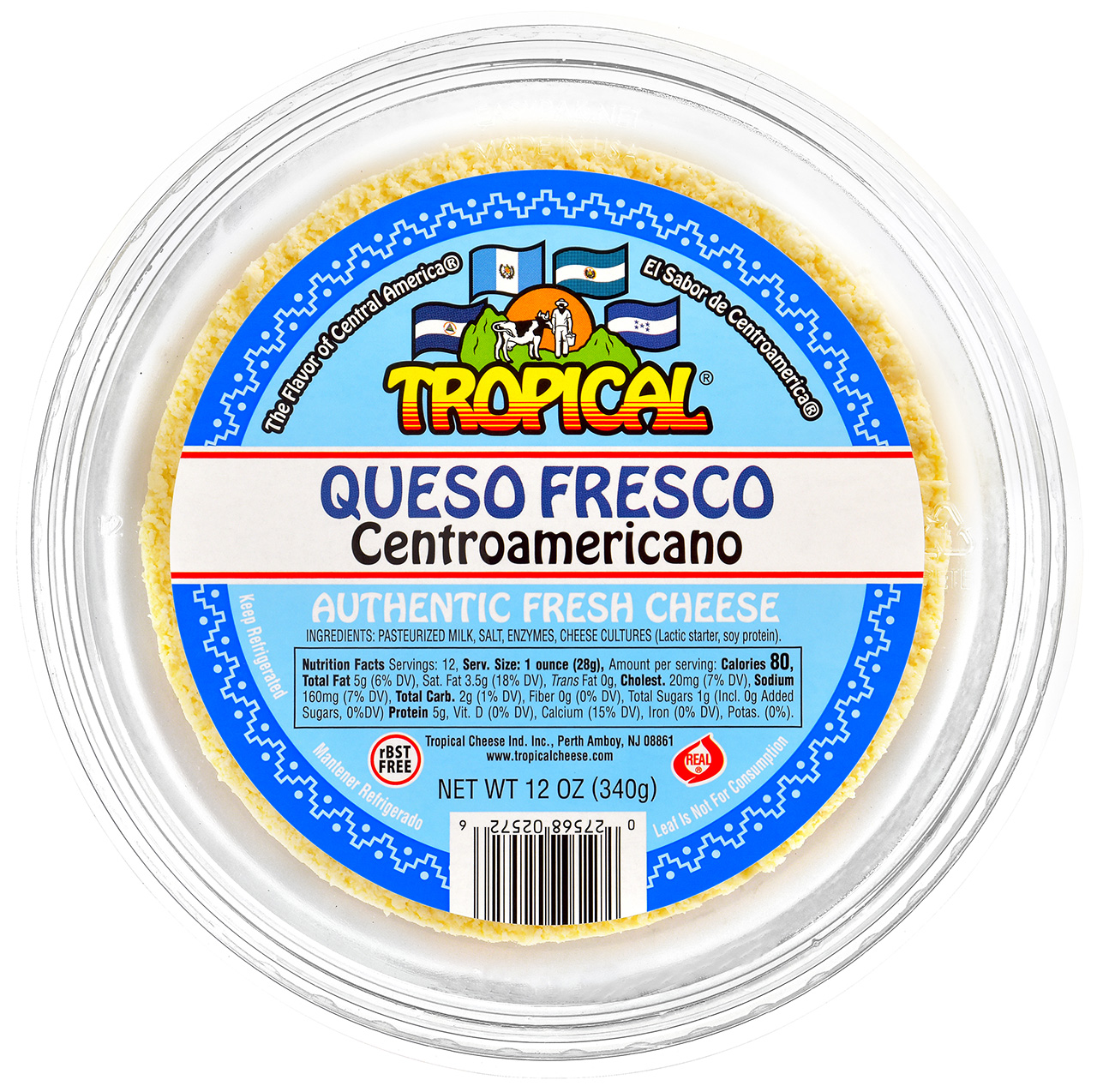 Queso Fresco Centroamericano - Tropical Cheese