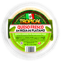 Product package for: Queso Fresco Mexicano en Hoja de Plátano