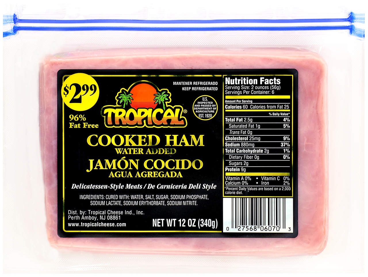 deli cooked ham