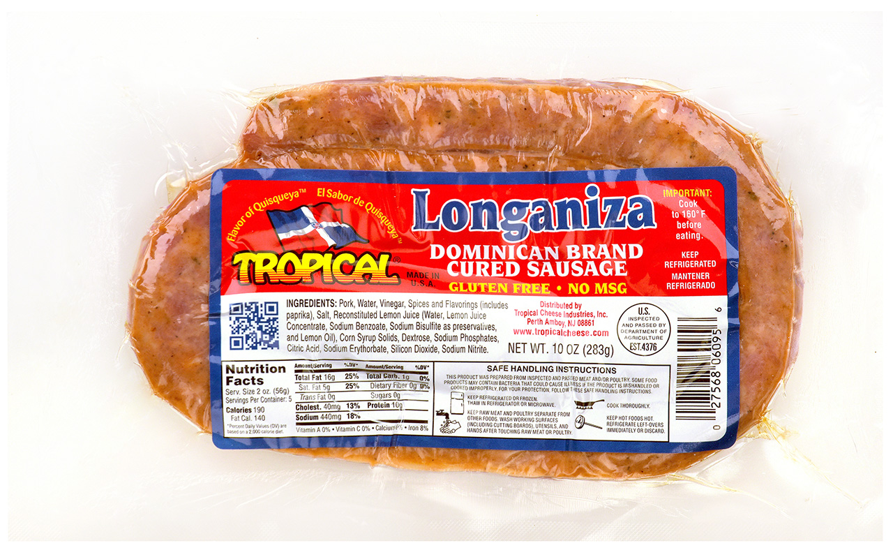 Longaniza Dominicana - Tropical Cheese