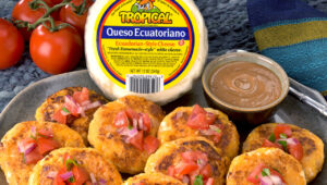 Presentation for recipe: Ecuadorian Potato Cakes (Llapingachos)