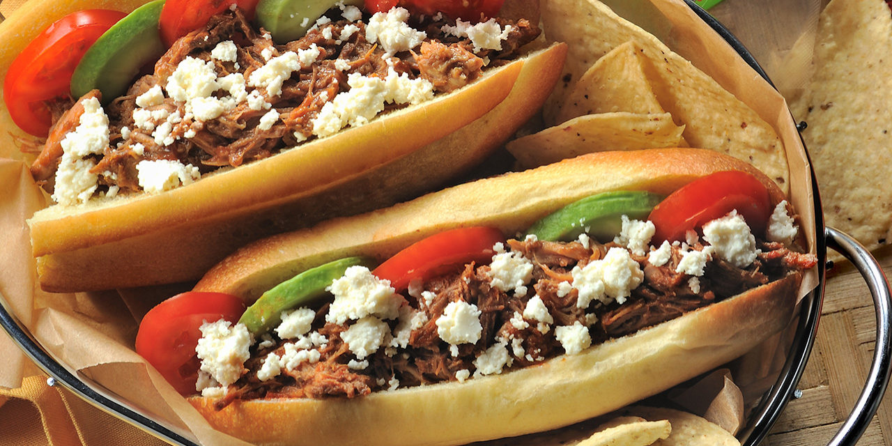 Pulled Pork and Queso Fresco Sandwiches