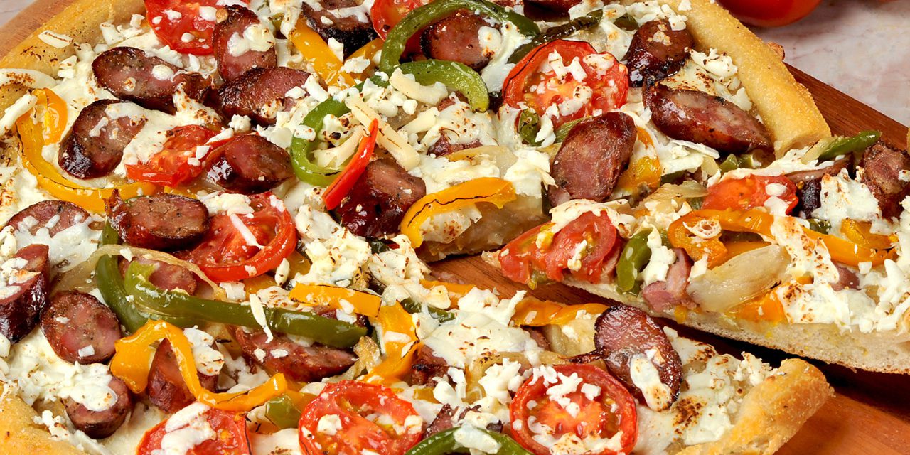 Sausage and Vegetable Pizza
