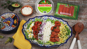 Thumbnail image for: Ensalada Cobb Tex-Mex con Queso Fresco y Chorizo