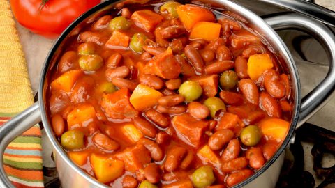 Presentation for recipe: Frijoles Rojos