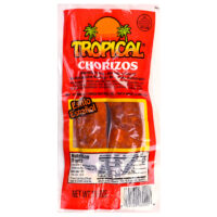 Product package for: Tropical Chorizos 3.5oz