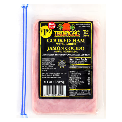 Sliced Cooked Ham 8oz
