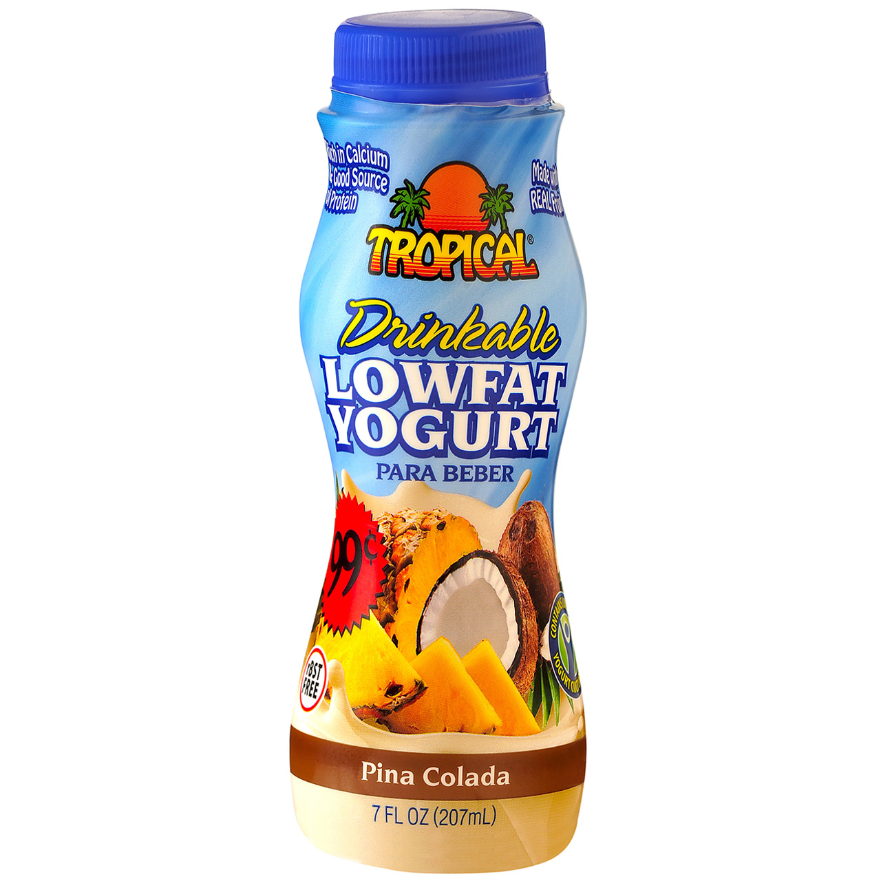 Piña Colada LowFat Yogurt Tropical Cheese
