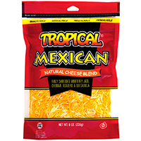 Product package for: Mexican Blend Shredded Cheese