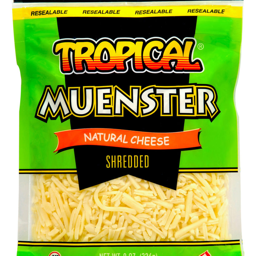 Shredded Muenster Tropical Cheese