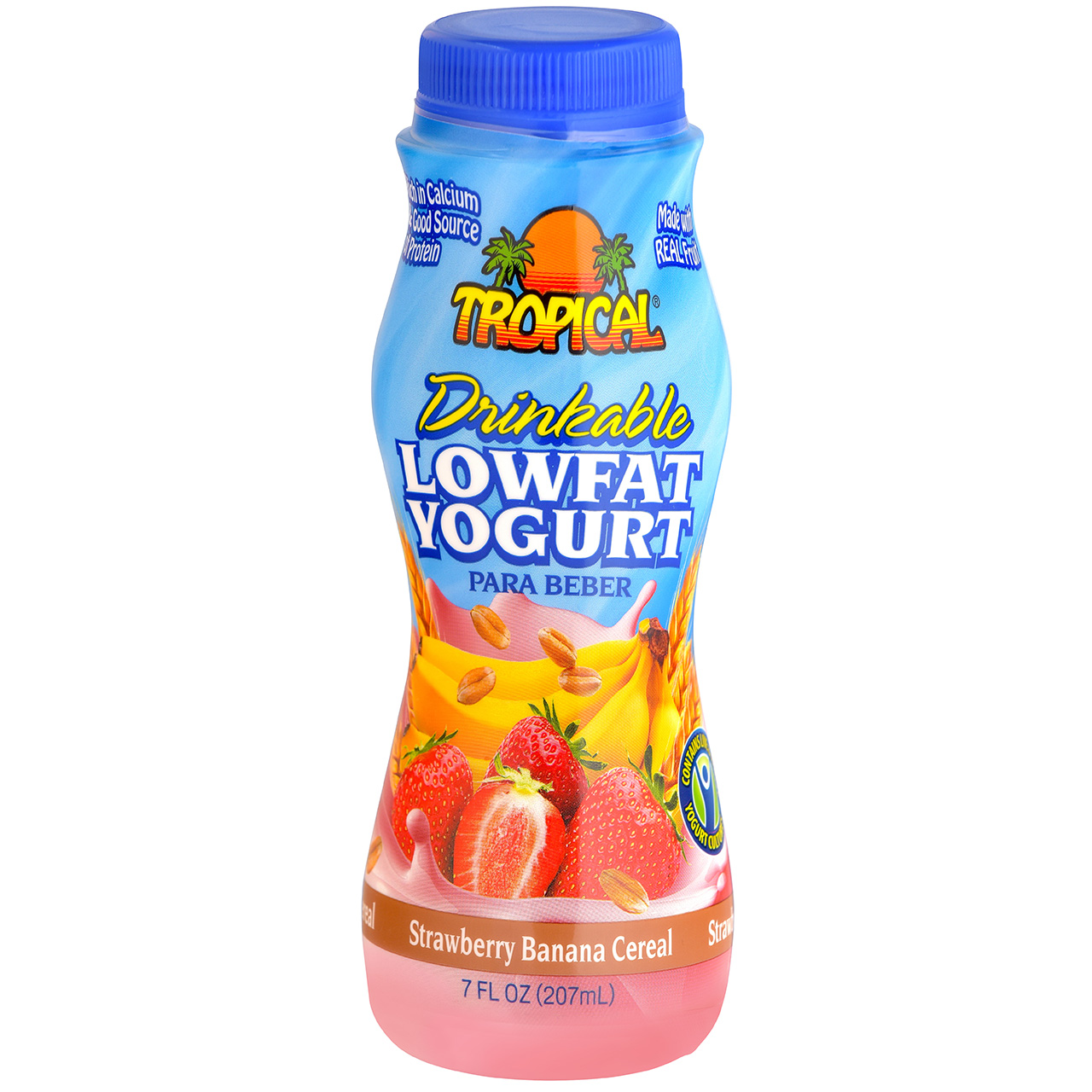 Strawberry Banana Cereal LowFat Yogurt Tropical Cheese