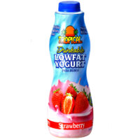 Product package for: Strawberry Low-Fat Yogurt Family-Size