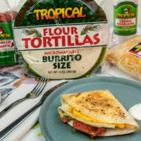 Product package for: Folded Tortilla Wrap