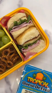 Recipe presentation for Tina's Back To School Sliders