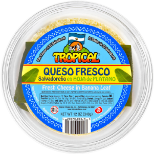 Presentation forQueso Fresco 
Salvadoreño 
en Hoja de Plátano