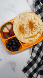Presentación para Spooky Face Quesadilla