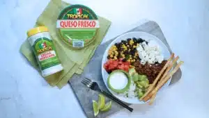 Presentation for recipe: Burrito Bowl