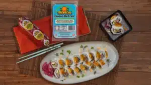 Presentation for recipe: Dominican Sushi